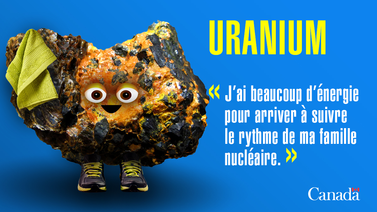 Uranium - J'ai beaucoup d'énergie pour arriver à suivre le rythme de ma famille nucléaire.