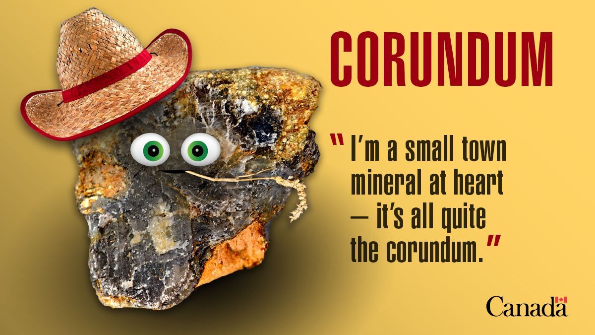 Corundum: I'm a small town mineral at heart – it's all quite the corundum