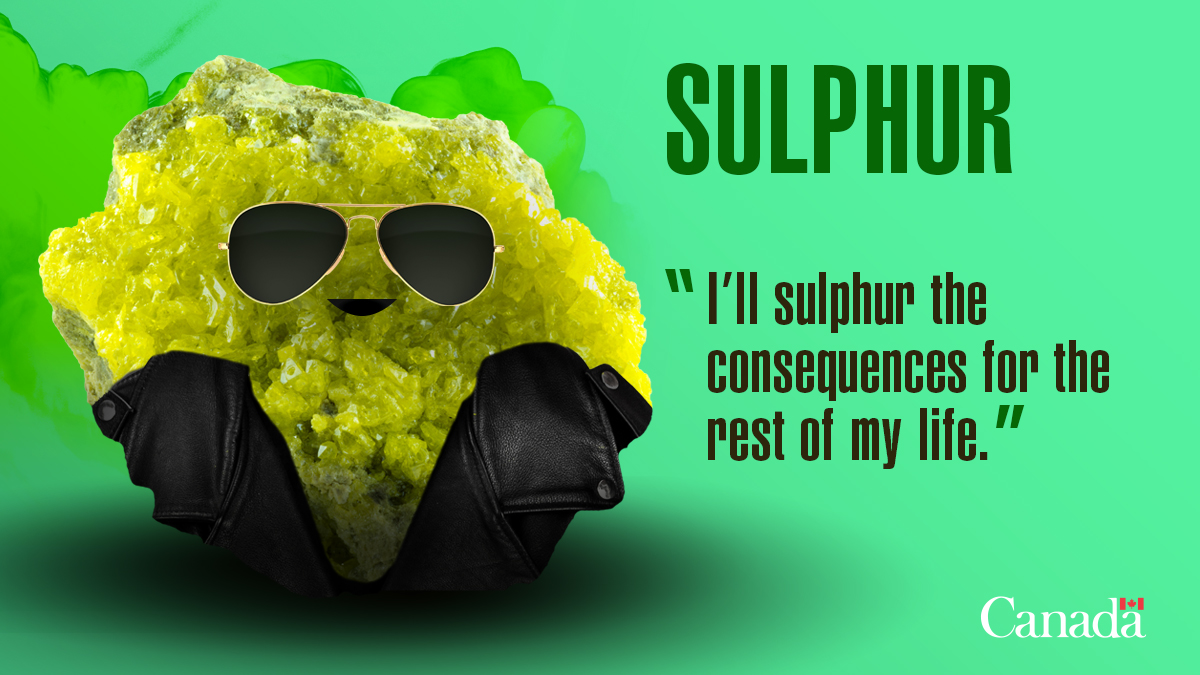 Sulphur: I'll sulphur the consequences for the rest of my life