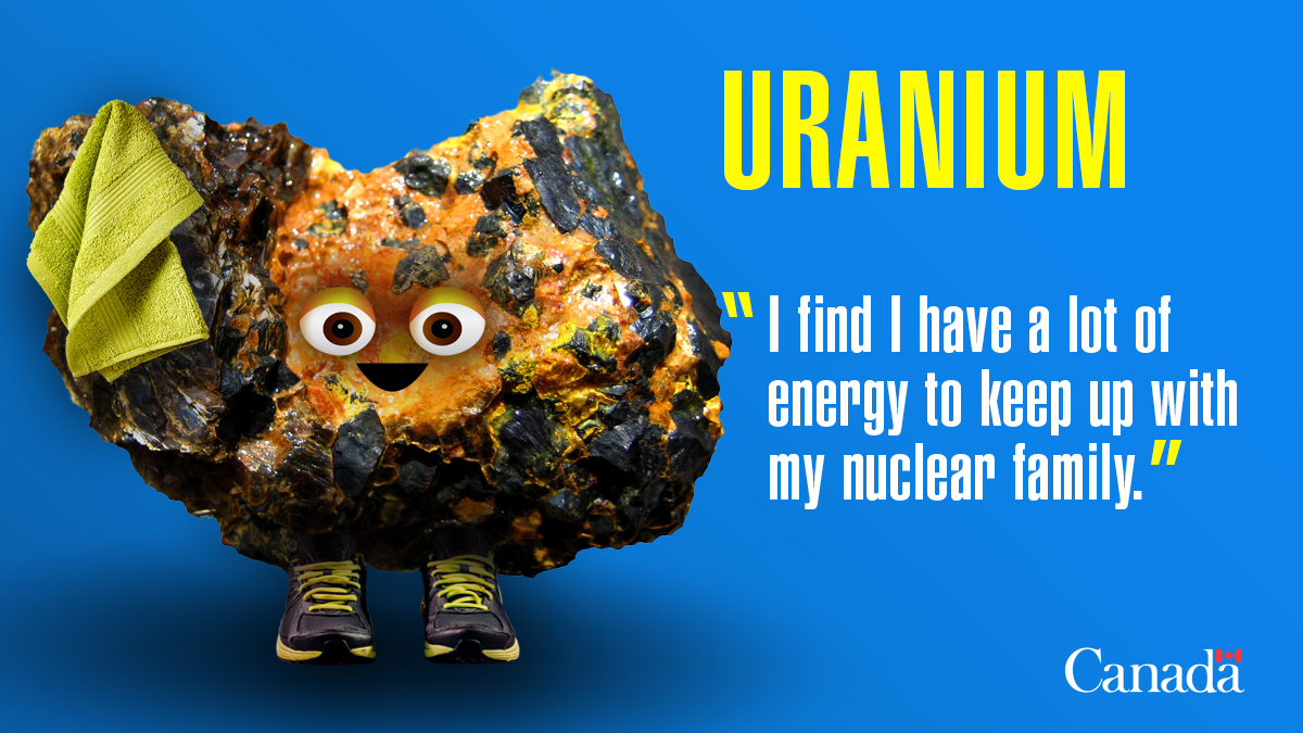 Uranium: I find I have a lot of energy to keep up with my nuclear family